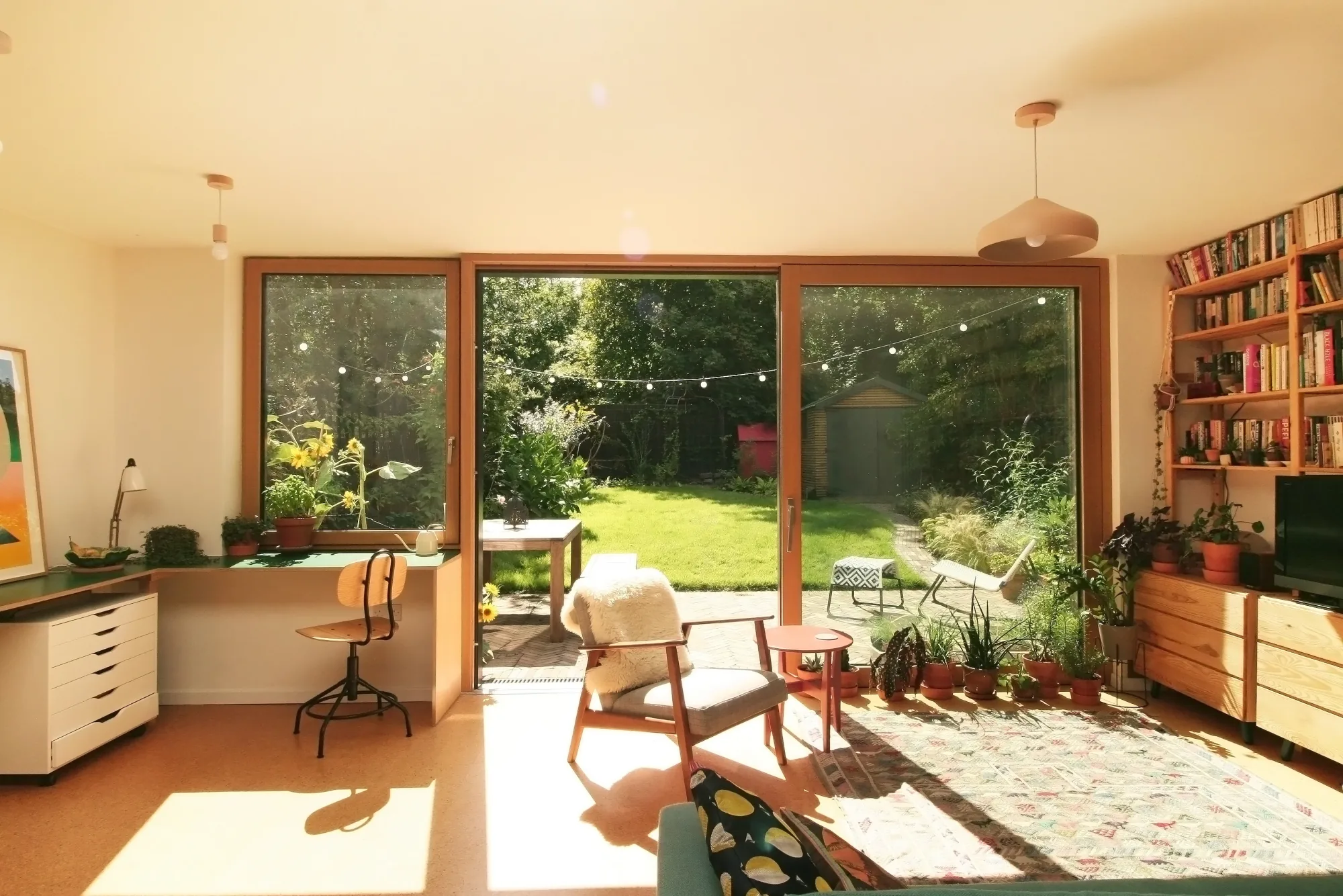 Detail glazing design at Brockley rear extension